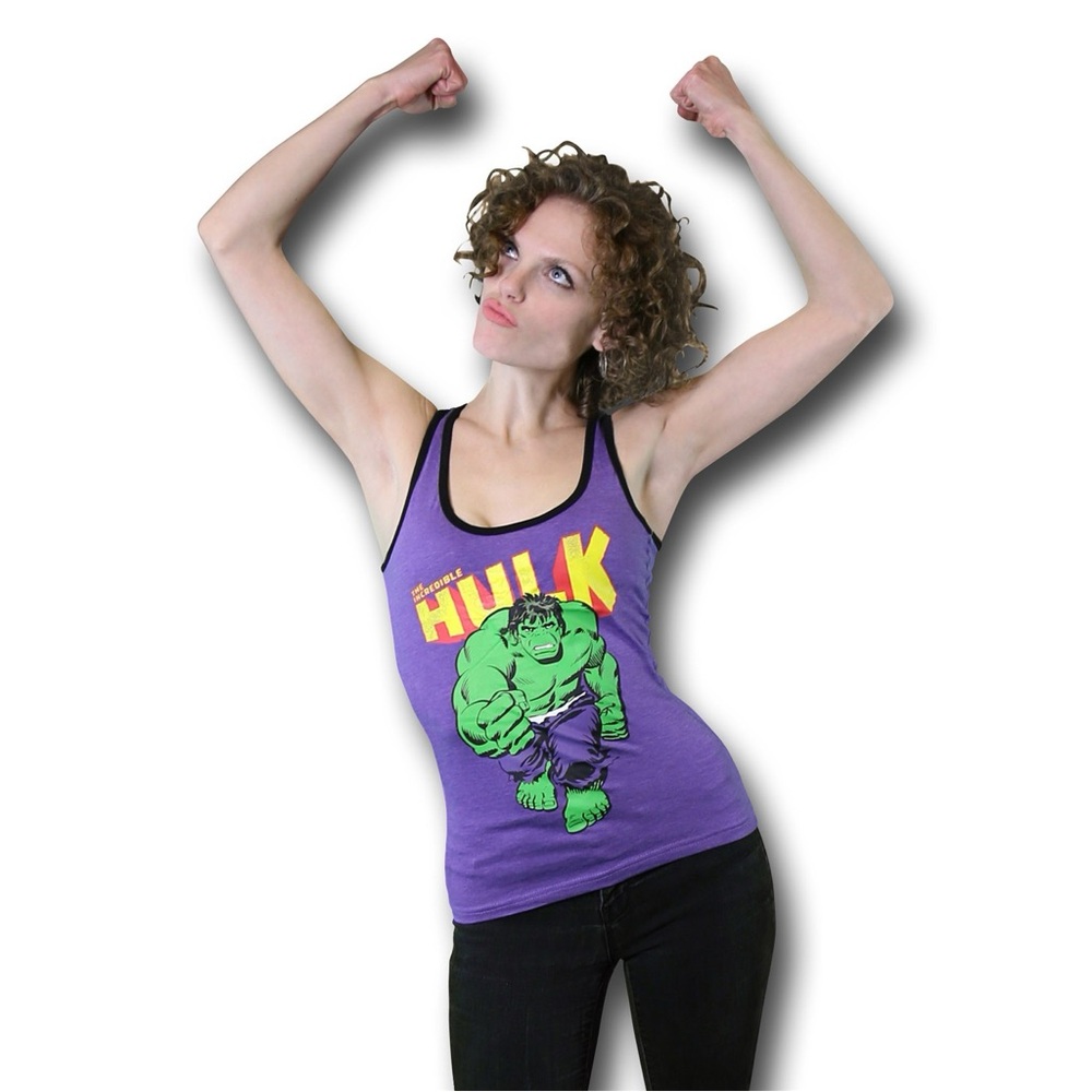 Marvel Green and Yellow Hulk Tank Top